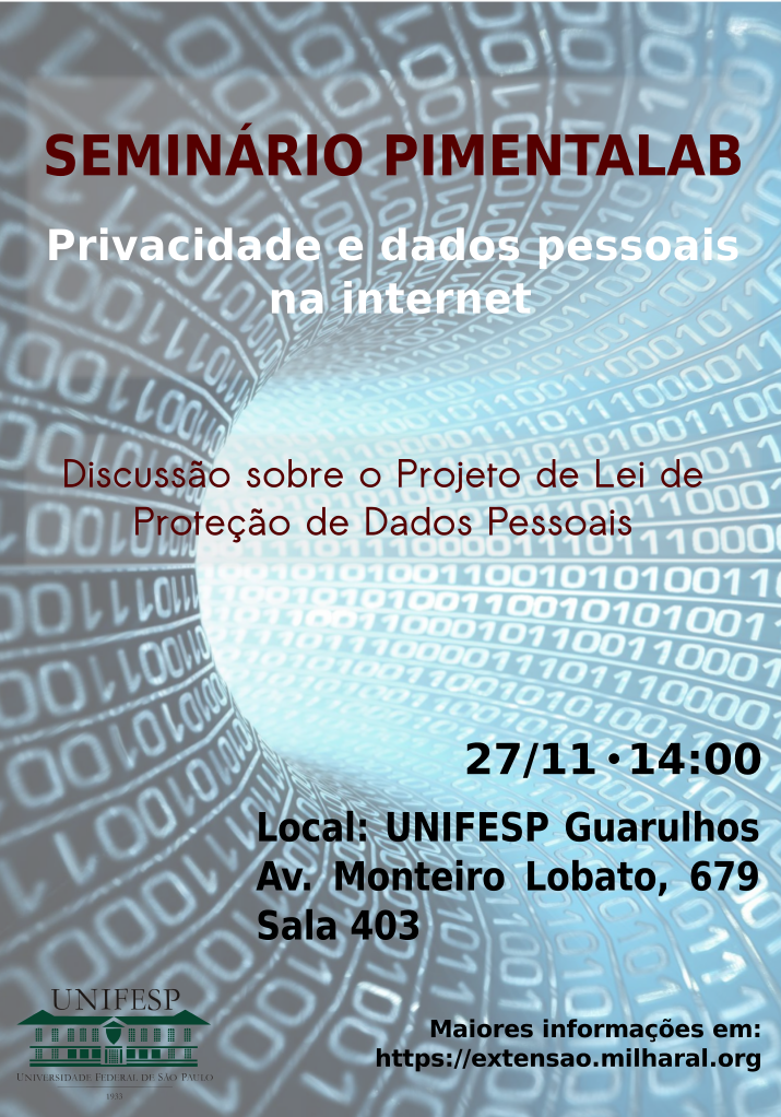 Seminário – Lei de Proteção de Dados Pessoais na Internet